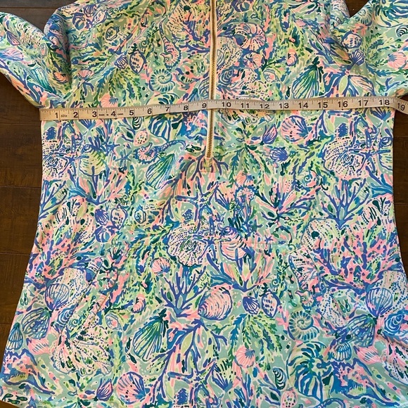Lily Pulitzer 1/2 zip Popover Beach Skipper Shells Starfish Pullover - Picture 5 of 12